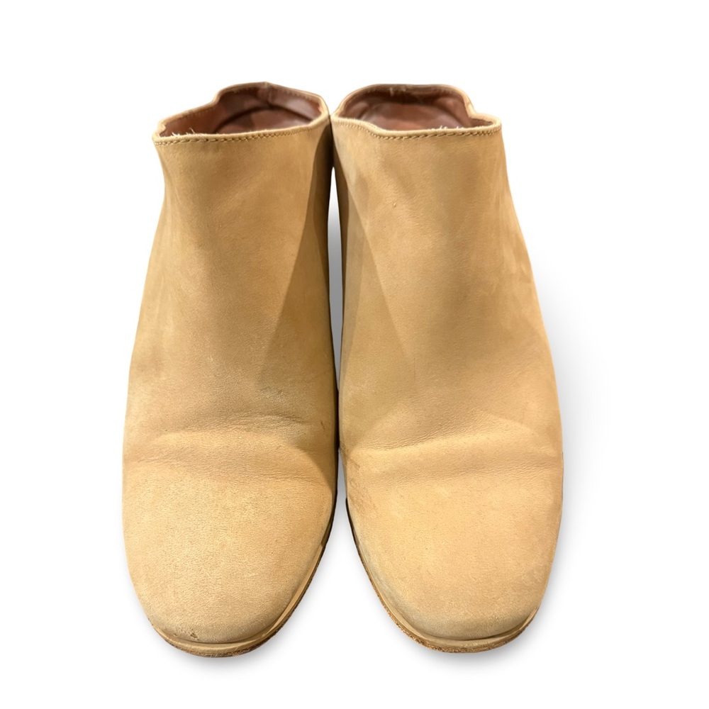 Rachel Comey Tan Leather Slip-On Ankle Booties Block Heel US 7 - Picture 3 of 6